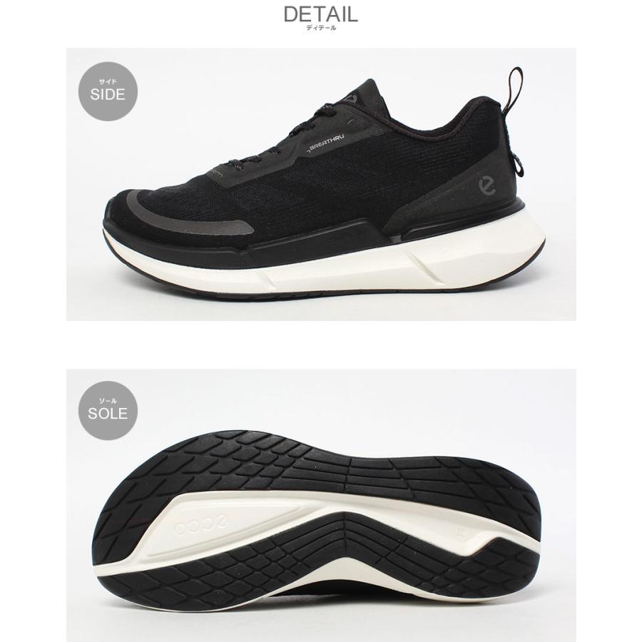 ecco（エコー） スニーカー レディース ECCO 830753 ブラック 黒