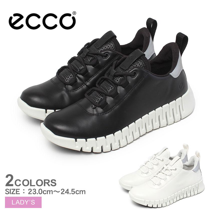 ecco（エコー） スニーカー レディース ECCO 218203 ホワイト 白