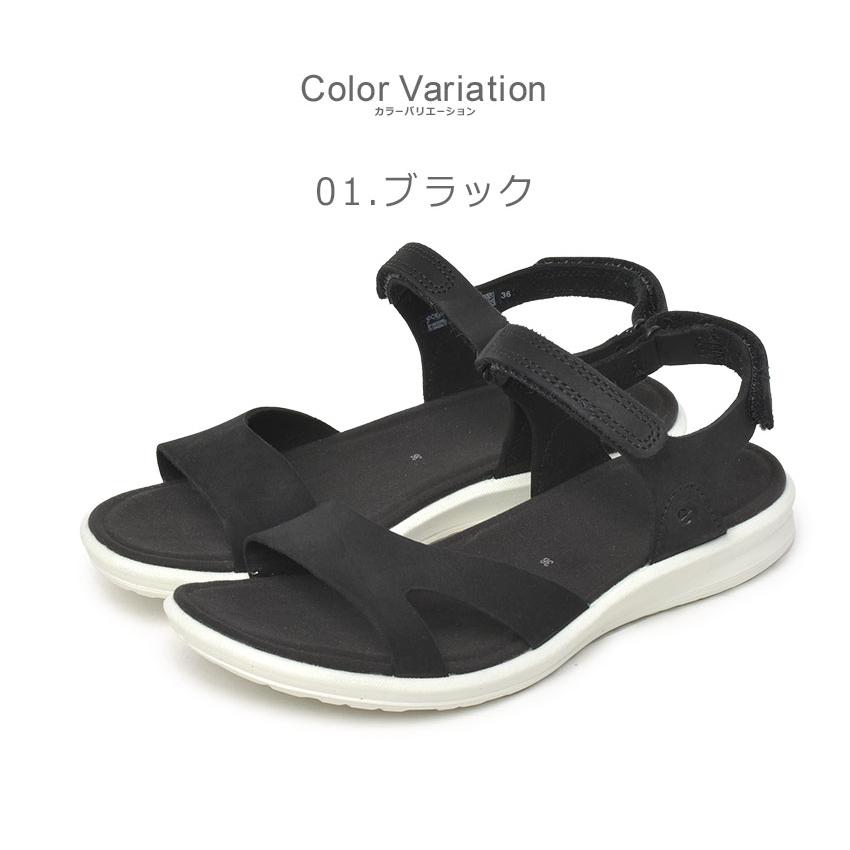 ecco（エコー） サンダル レディース ECCO 821883 ブラック 黒