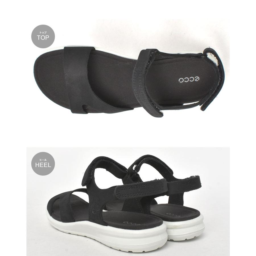 ecco（エコー） サンダル レディース ECCO 821883 ブラック 黒