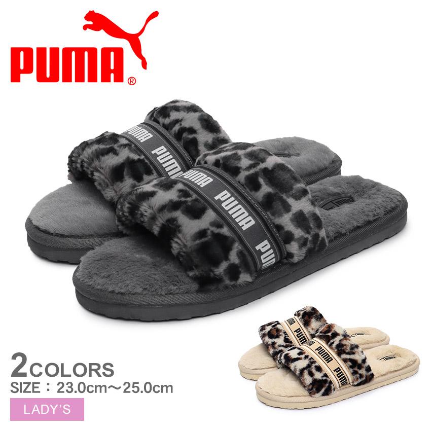 PUMA（プーマ） サンダル レディース PUMA 395434 ブラウン 茶 グレー