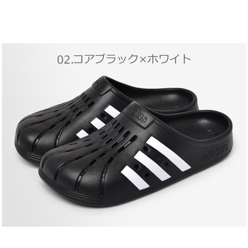 国内外の人気 Adidas サンダル アディダス ホワイト メンズ 靴 シューズ レディース シンプル 黒 Leq スリッポンサンダル クロッグ サンダル ブラック ブランド 白 シューズ