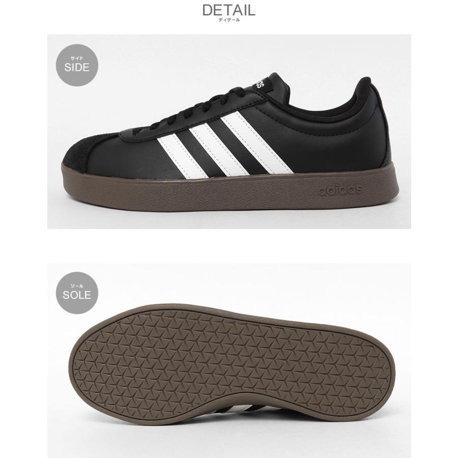 adidas（アディダス） スニーカー レディース ホワイト 白 ブラック 黒