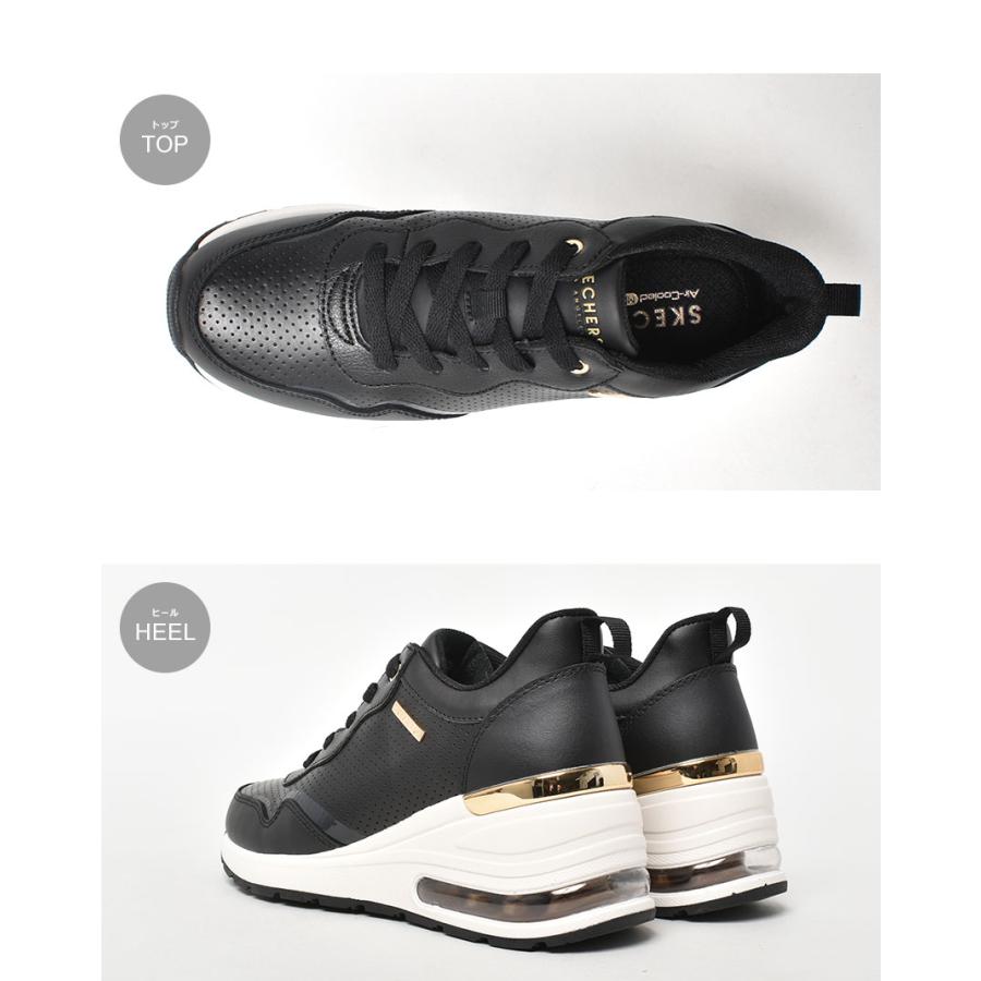 SKECHERS スケッチャーズ スニーカー レディース 155399 ブラック 黒