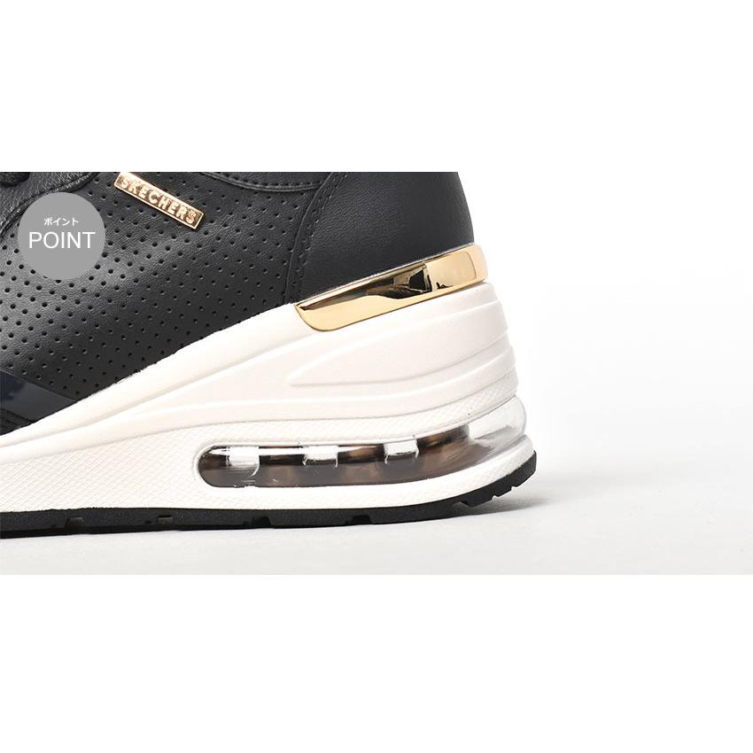 SKECHERS スケッチャーズ スニーカー レディース 155399 ブラック 黒