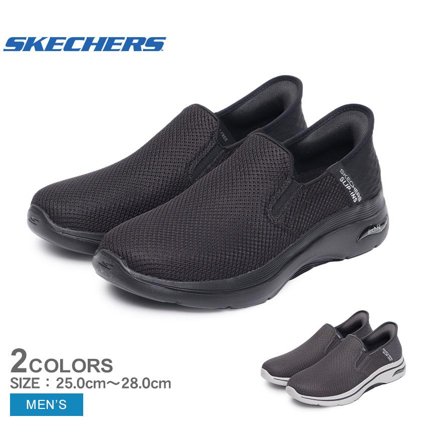 SKECHERS - 定価13090円26cmスケッチャーズ 黒 GoWalk 幅広メンズスリッポン SKECHERS スケッチャーズ スニーカー メンズ スリッポン