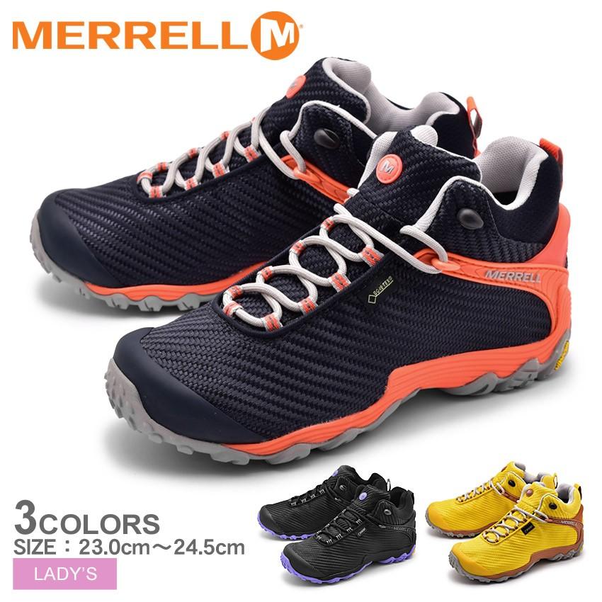 高知インター店 メレル トレッキングシューズ レディース Chameleon7 Storm Mid Gore Tex J Merrell 靴 ブランド アウトドアシューズ 母の日 21 肌触りがいい Www Muslimaidusa Org