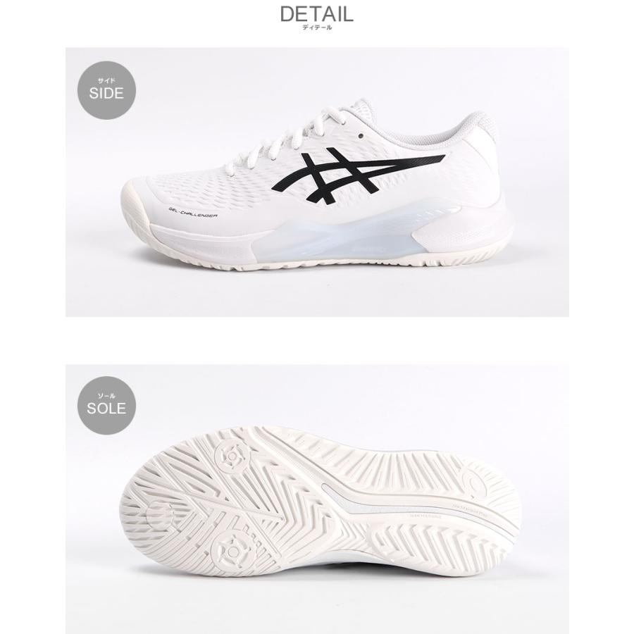 ASICS テニスシューズ ホワイト GEL-RESOLUTION X（オールコート） | White/Aurora Green | テニス