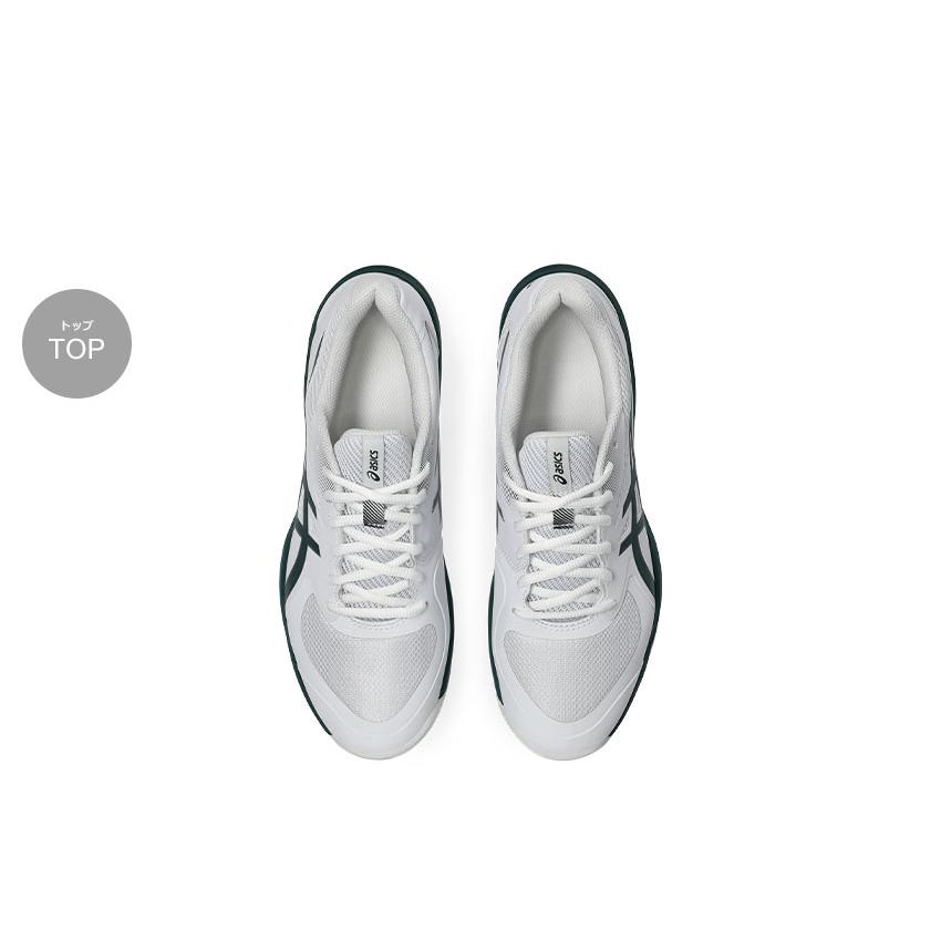 ASICS テニスシューズ ホワイト/ブルー 楽天市場】【アシックス / asics】GEL-GAME 8 CLAY/OC WHITE