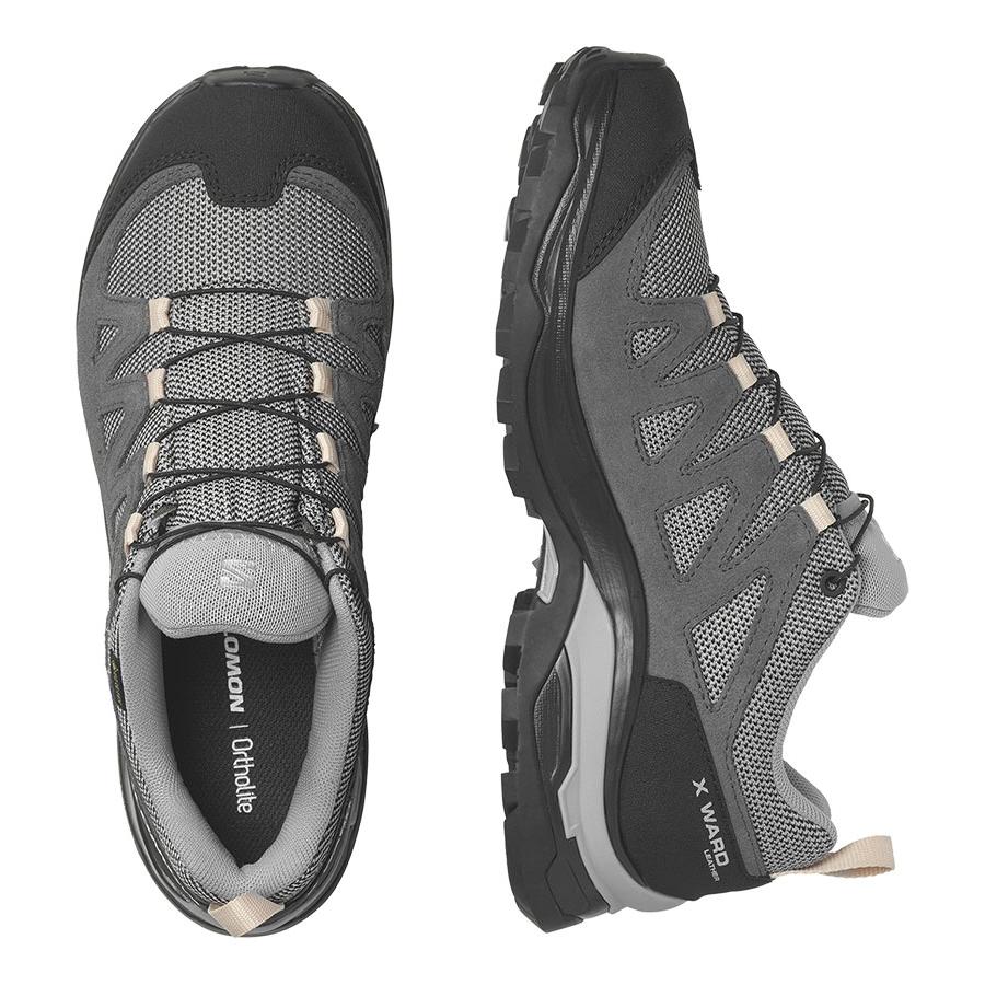 SALOMON（サロモン） ハイキングシューズ レディース X WARD Leather