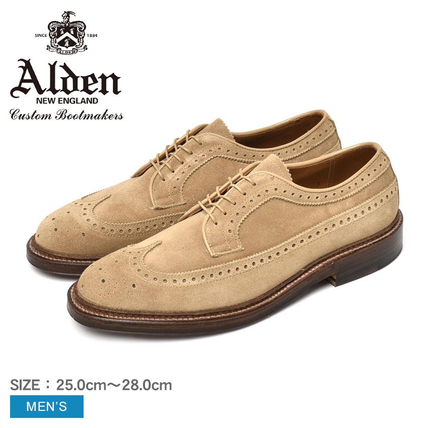 ALDEN（オールデン） シューズ メンズ DERBY CAMOSCIO MIELE ALDEN