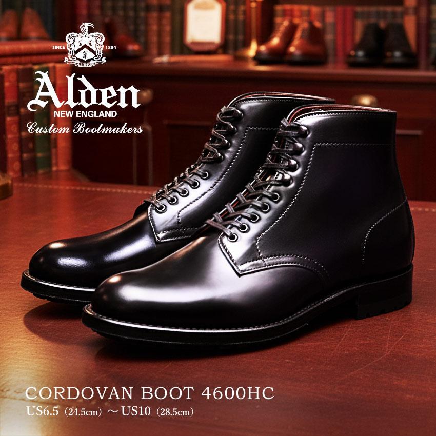 ALDEN（オールデン） ドレスブーツ メンズ ALDEN 4600HC ワインレッド 