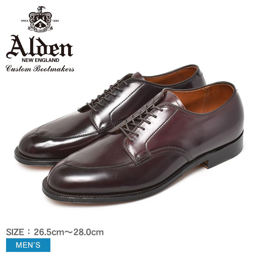 ALDEN（オールデン） メンズ STRINGATA CORDOVAN ALDEN D6616 ワイン
