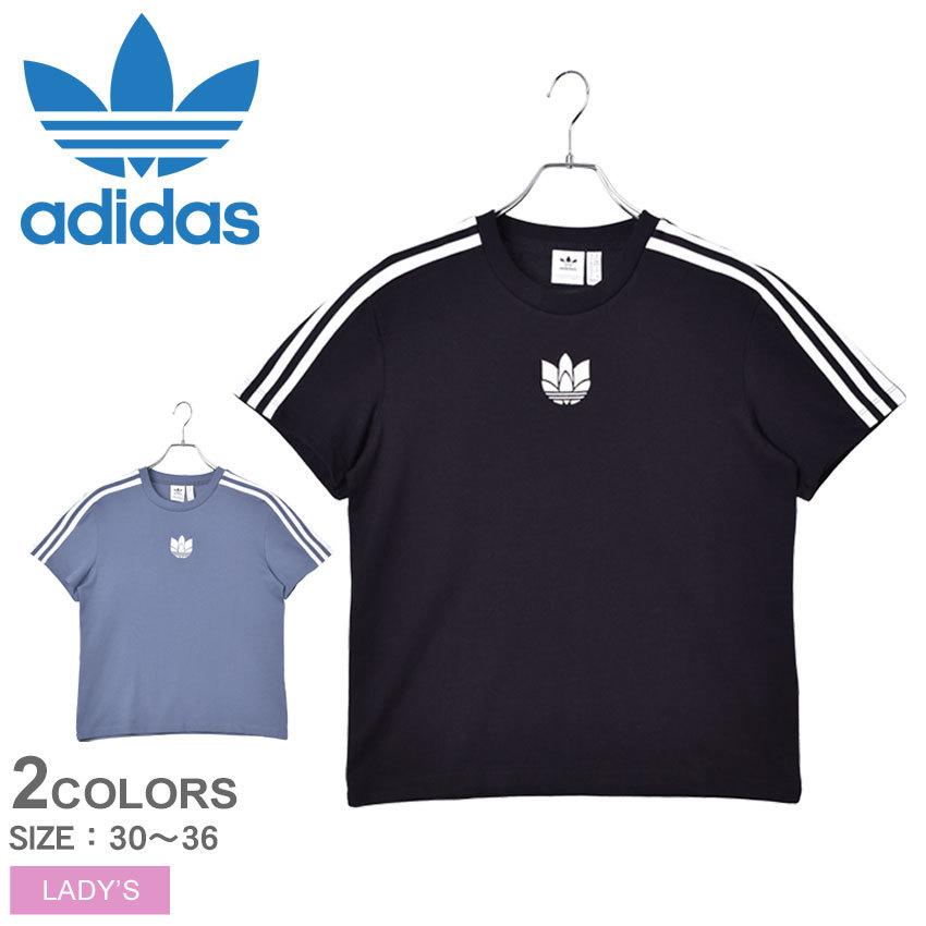 ゆうパケット可 アディダス オリジナルス 半袖tシャツ レディース アディカラー 3dトレフォイル Adidas Originals ブラック 03 0096 Z Mall ヤフーショッピング店 通販 Yahoo ショッピング
