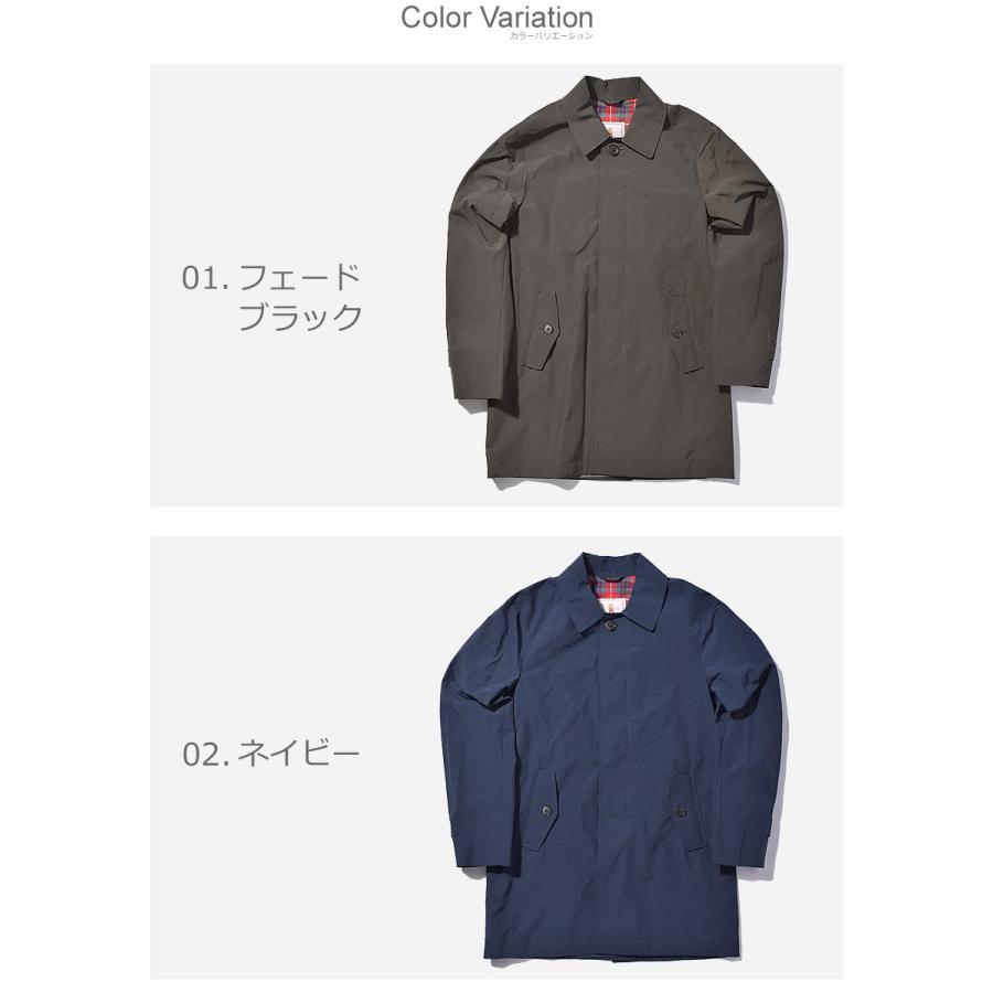 BARACUTA　バラクータ　ウール　ピーコート　ダークグレー　ストライプ　LL BARACUTA（バラクータ） メンズ コート G10 ORIGINAL COAT BRCPS0189