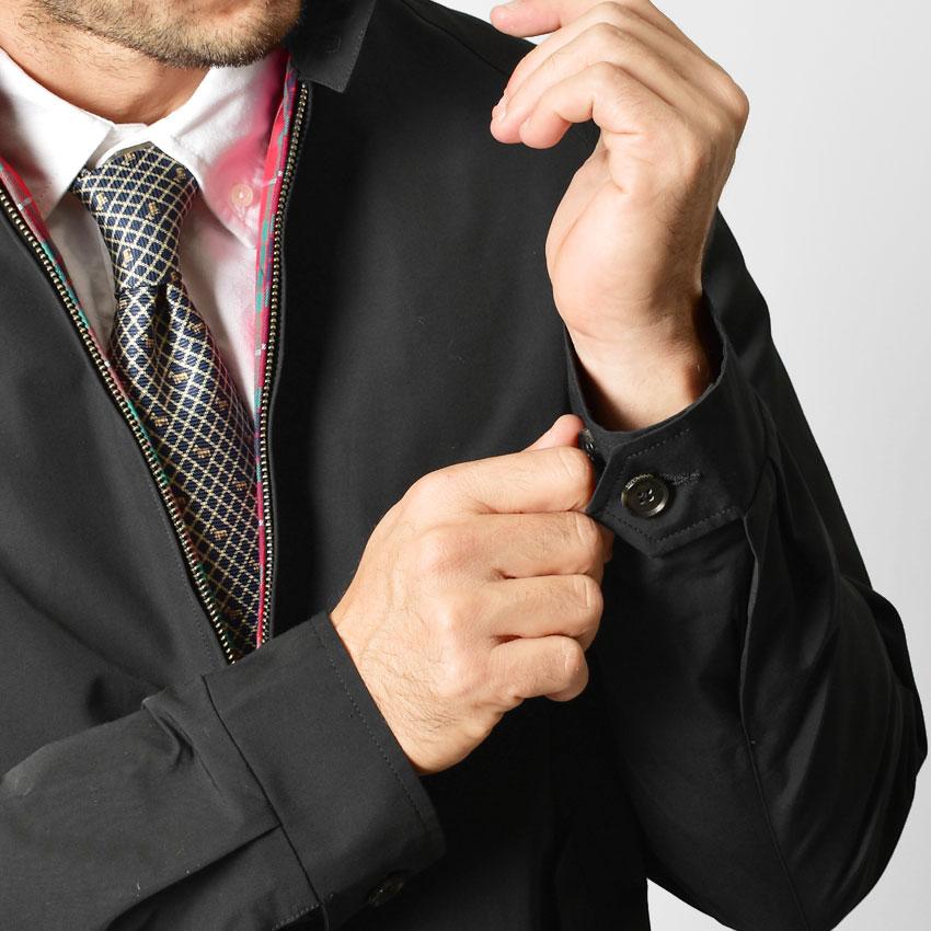 BARACUTA バラクータ ドライビングコート G4 メンズ ブラック 黒