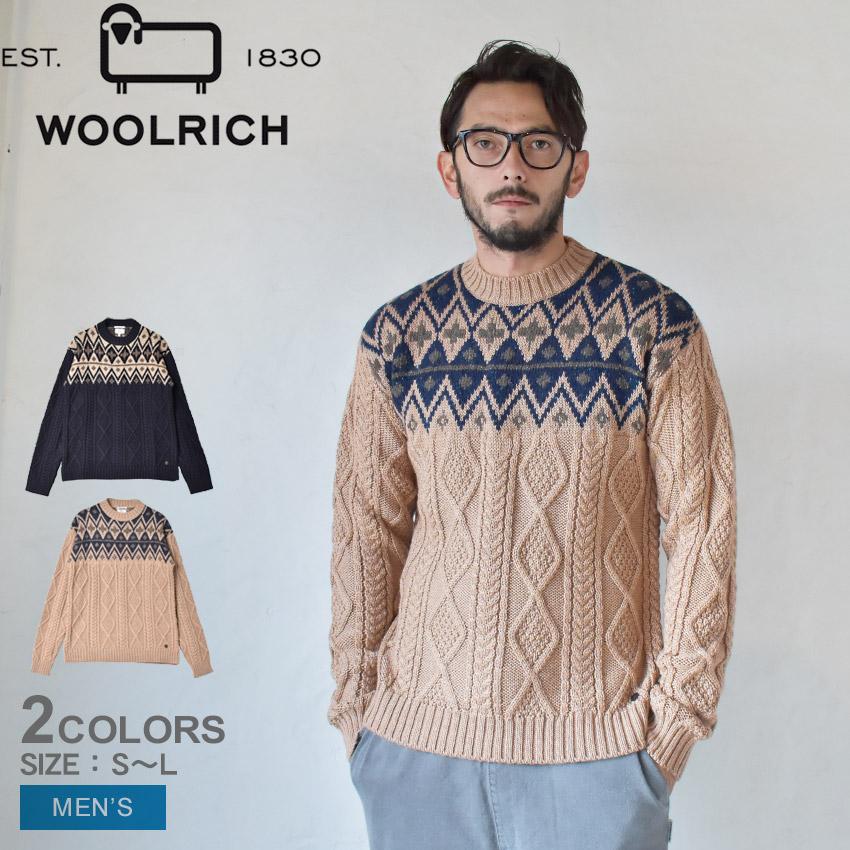 WOOLRICH（ウールリッチ） セーター メンズ フェアアイル ウール プル 