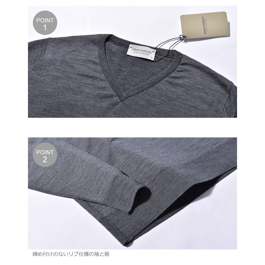 JOHN SMEDLEY ジョンスメドレー セーター メンズ ブラック 黒 JOHN SMEDLEY ジョンスメドレー セーター メンズ ブラック 黒