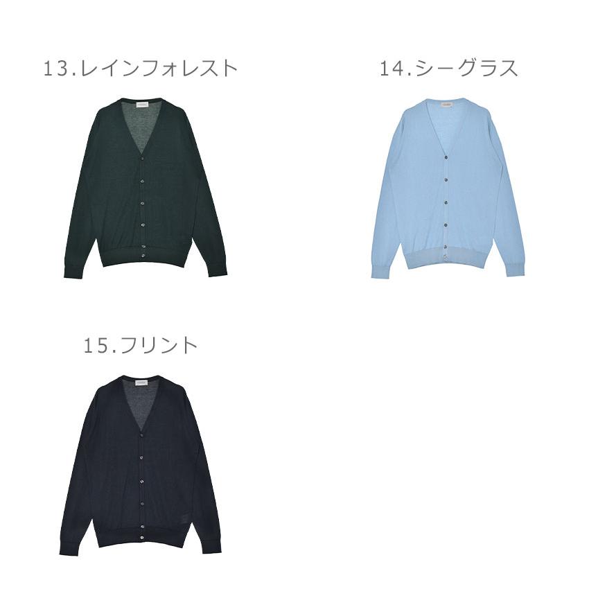 JOHN SMEDLEY（ジョンスメドレー） カーディガン メンズ ブラック 黒