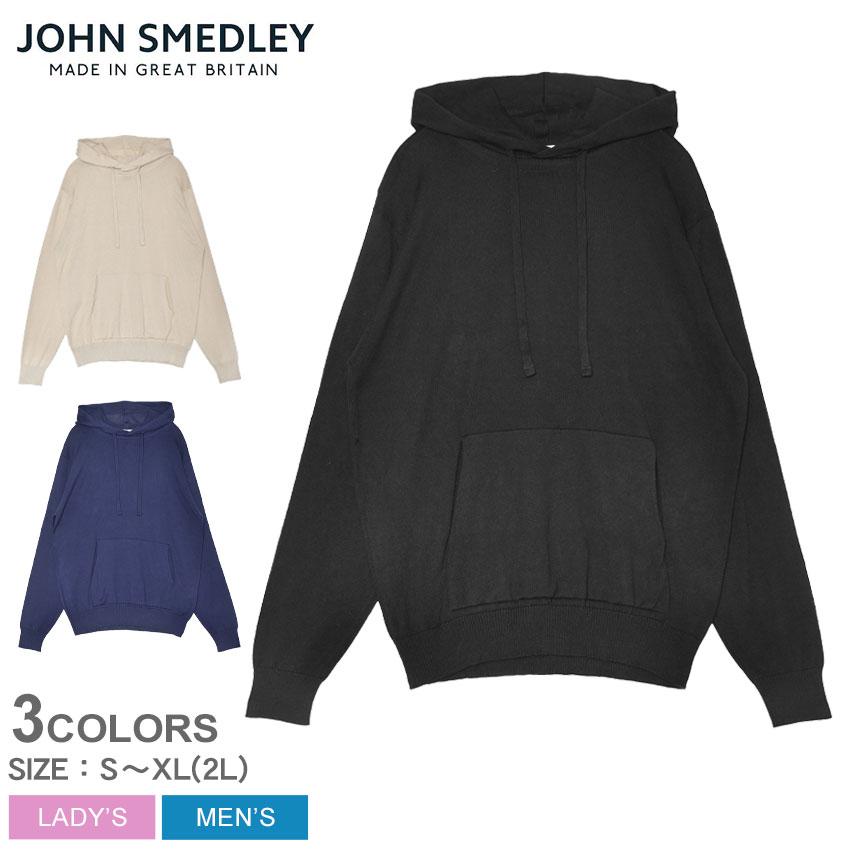 JOHN SMEDLEY ジョンスメドレー パーカー メンズ レディース ブラック