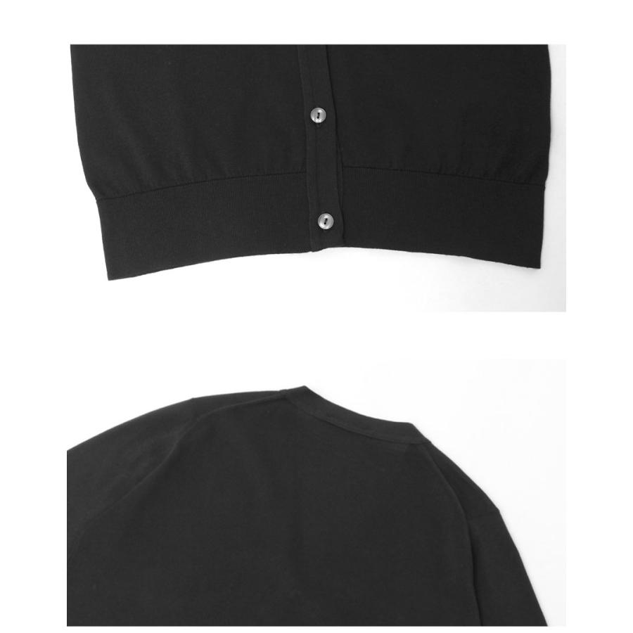 JOHN SMEDLEY（ジョンスメドレー） カーディガン レディース ブラック