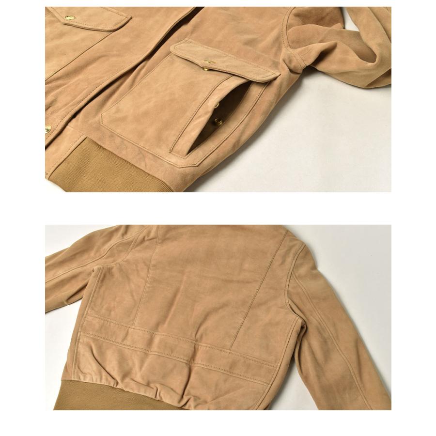Schott N.Y.C（ショット） ジャケット SCHOTT A-2 ゴート スウェード