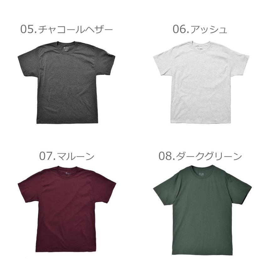 チャンピオン 半袖Tシャツ メンズ レディース CHAMPION T425 ブラック 黒 ホワイト 白 ウェア シャツ 半袖シャツ ウエア トップス カジュアル ストリート｜z-mall｜25