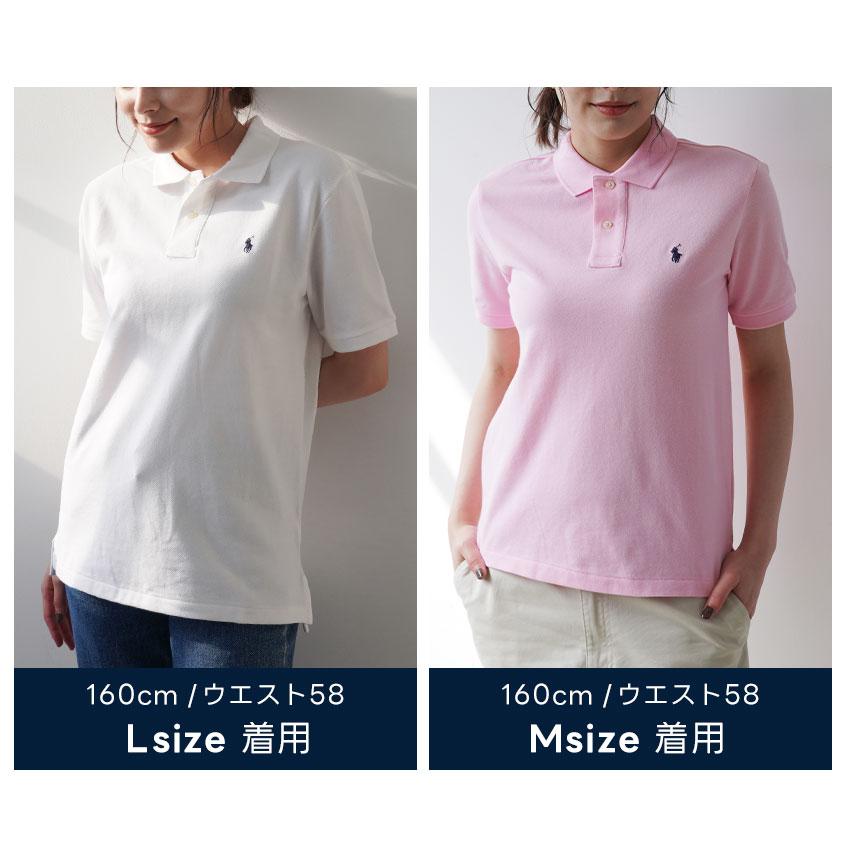 ラルフローレン　ポロシャツ　レディース　M165/92A ホワイト POLO RALPH LAUREN（ポロ・ラルフローレン） （ネコポス配送） ポロ