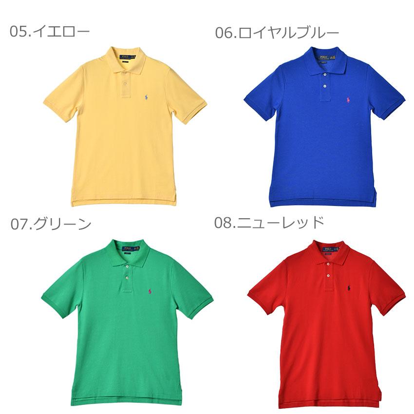 送料無料 ポロ ラルフローレン ポロシャツ メンズ レディース ワンポイント 半袖ポロシャツ POLO RALPH LAUREN 323 603252 323 703632 黒｜z-mall｜14