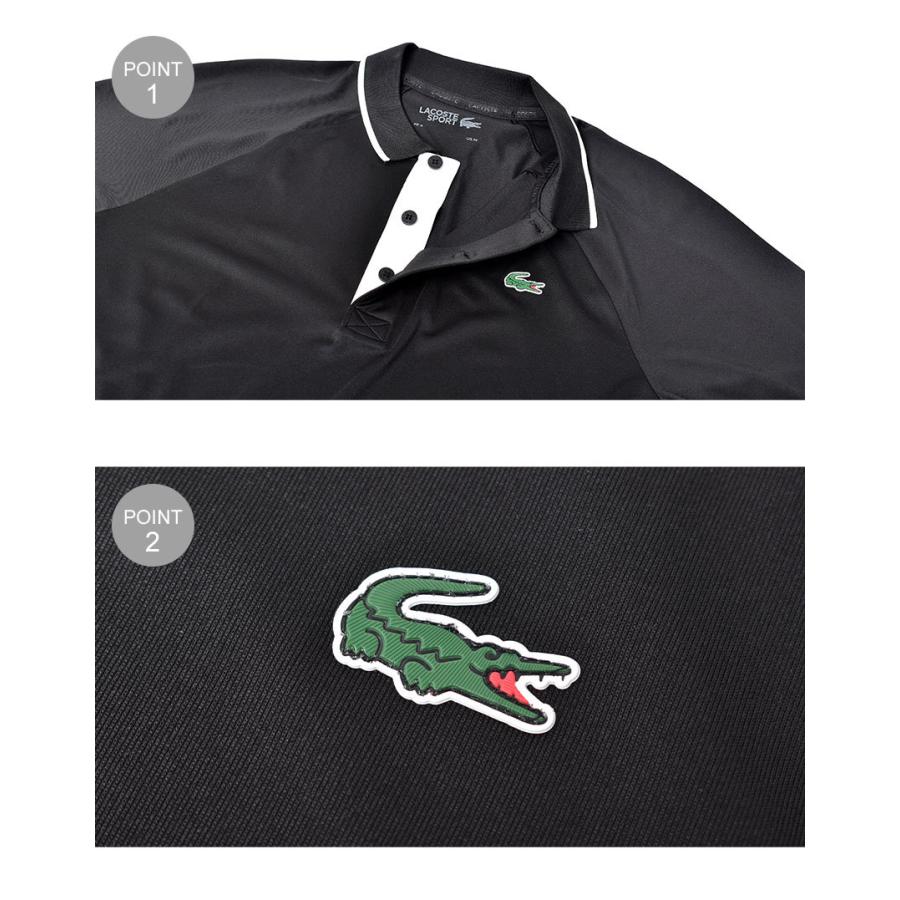 LACOSTE（ラコステ） ポロシャツ 長袖 メンズ ブリーザブル ゴルフポロ