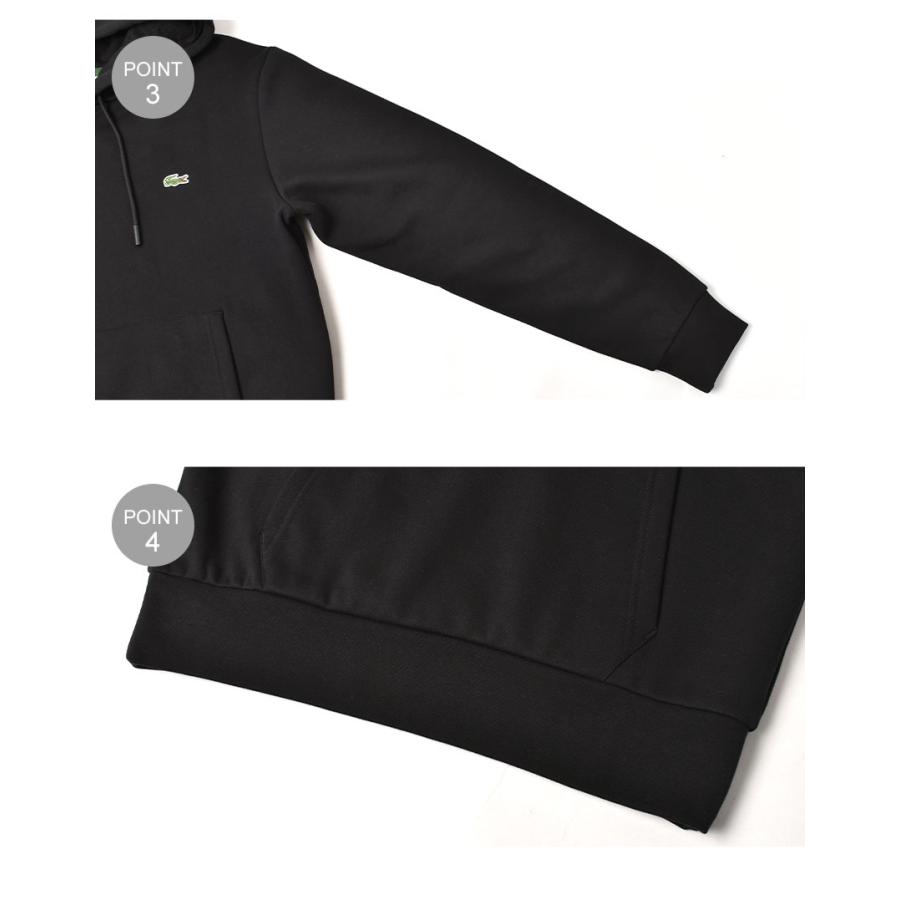 LACOSTE（ラコステ） パーカー メンズ LACOSTE SH9623 ブラック 黒