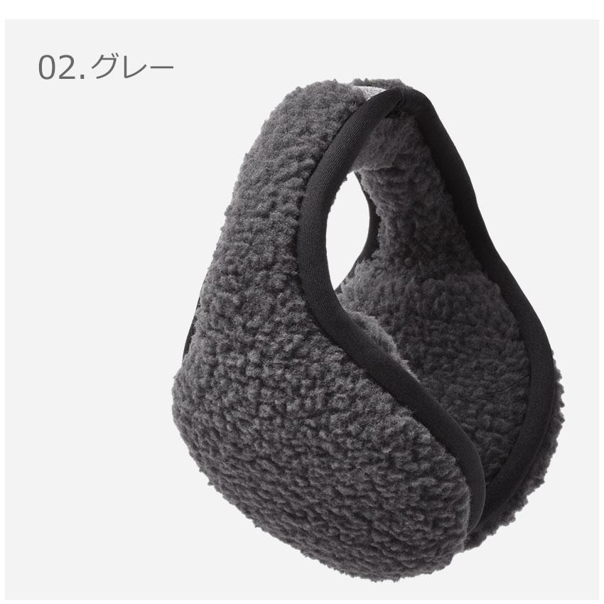 UGG（アグ） 耳あて メンズ シェルパ UGG 21698 黒 白 アイボリー
