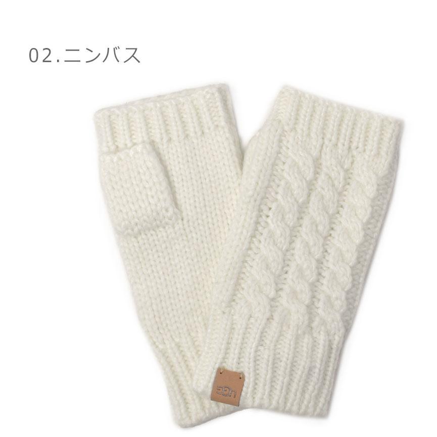 UGG アイボリー 指なしグローブ UGG Australia（アグオーストラリア） アグ グローブ レディース UGG