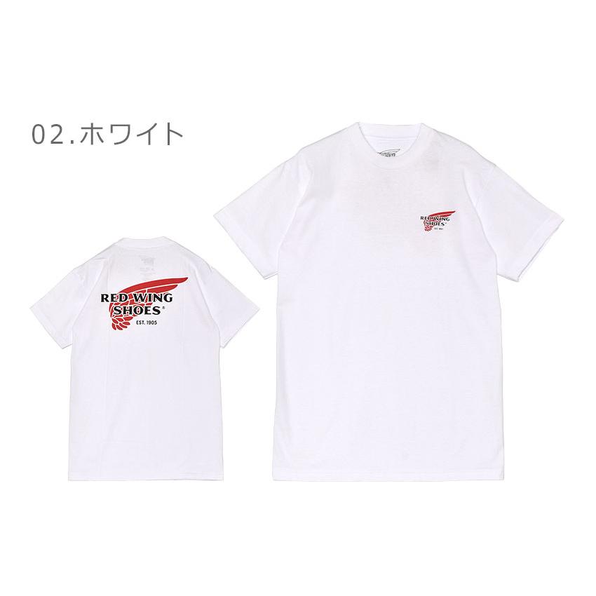 レッドウィング 半袖Tシャツ メンズ RED WING 97611 97610 ブラック 黒