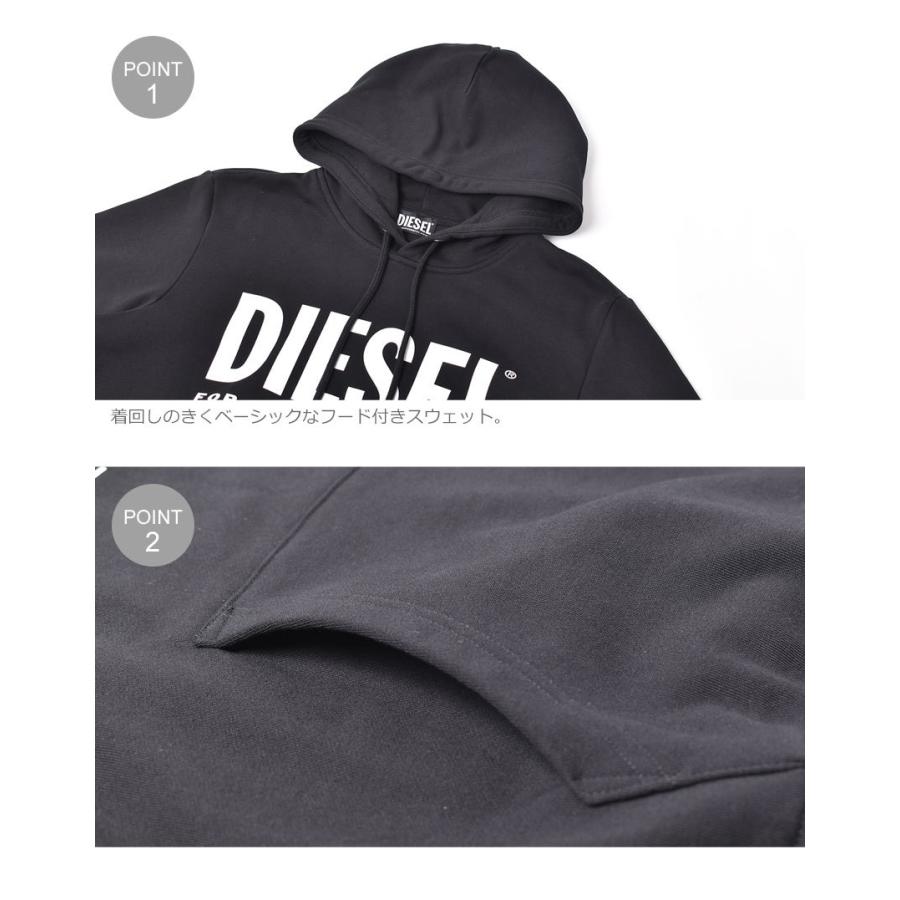 DIESEL（ディーゼル） 送料無料 パーカー メンズ S-GIRK-HOOD-ECOLOGO