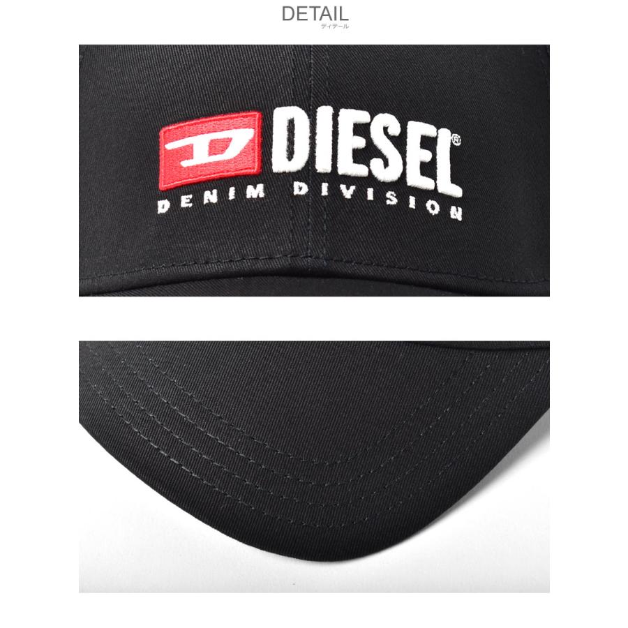 送料無料 ディーゼル キャップ メンズ レディース CORRY-DIV HAT DIESEL A036990JCAR 帽子 ベースボールキャップ｜z-mall｜10