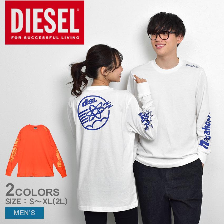 DIESEL（ディーゼル） 送料無料 Tシャツ 長袖 メンズ T-JUST E6 L／S