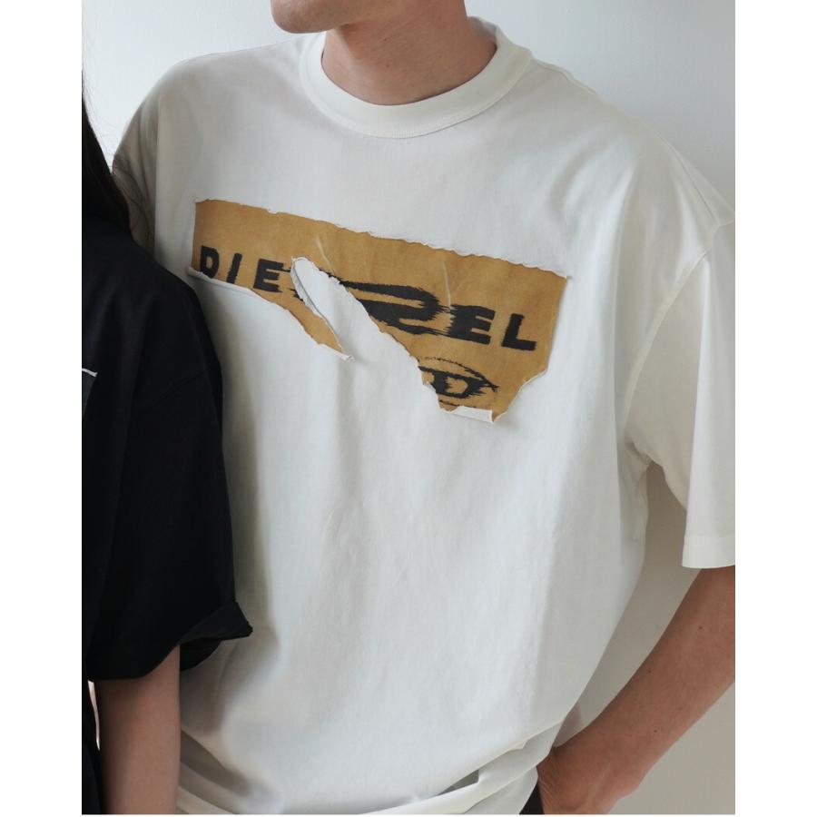 DIESEL ディーゼル 半袖Tシャツ メンズ T-WASH-POFF A085260JYYF