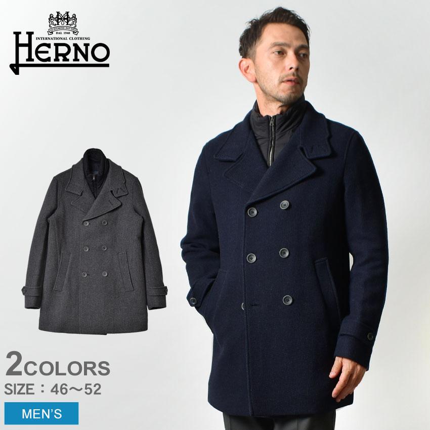 HERNO ヘルノ テック Pコート メンズ PE000031U-33345R ブルー HERNO ヘルノ テック Pコート メンズ PE000031U-33345R ブルー