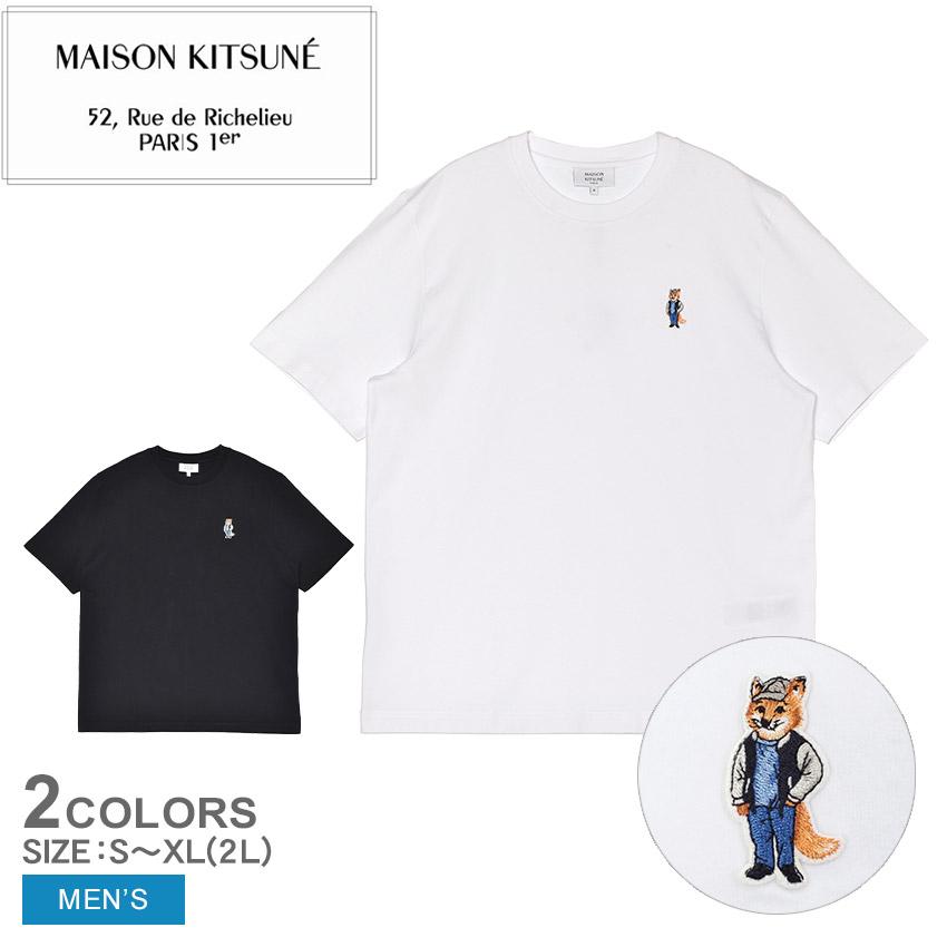 半額以下　定価20,900円　メゾンキツネ　半袖Tシャツ MAISON KITSUNE（メゾン キツネ） 半袖Tシャツ メンズ スタンディング