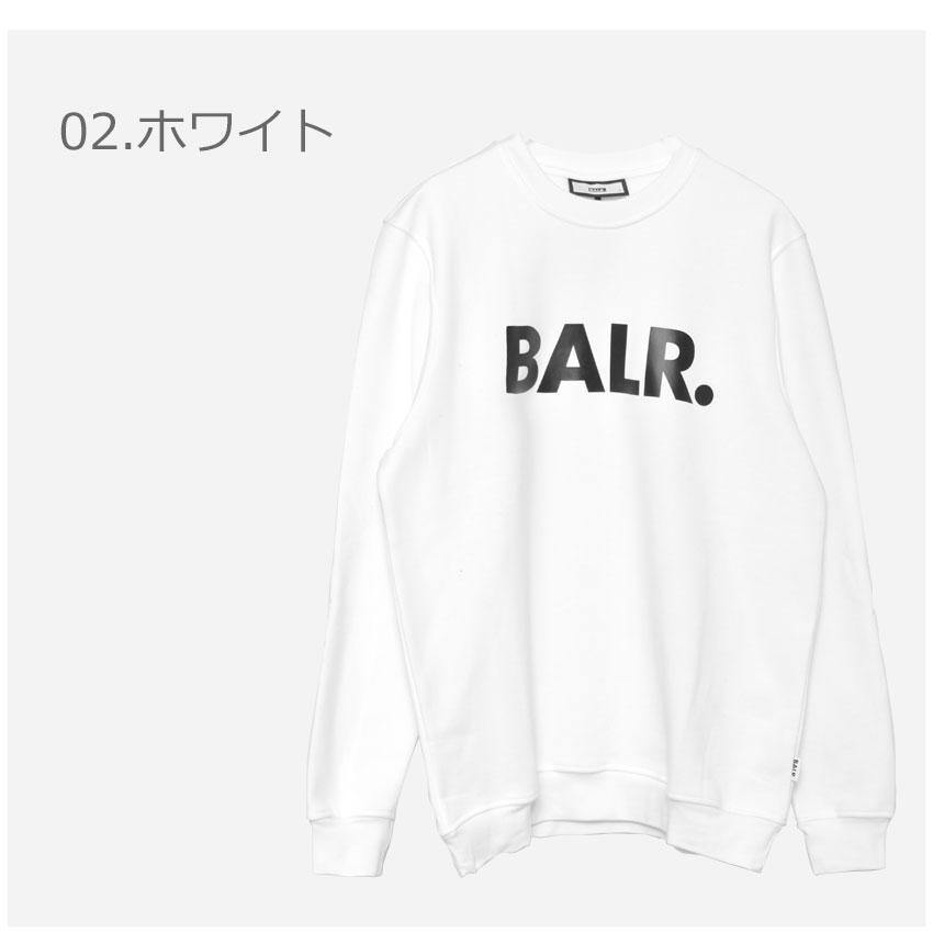 BALR.（ボーラー） スウェット メンズ ブランド ストレート クルー 