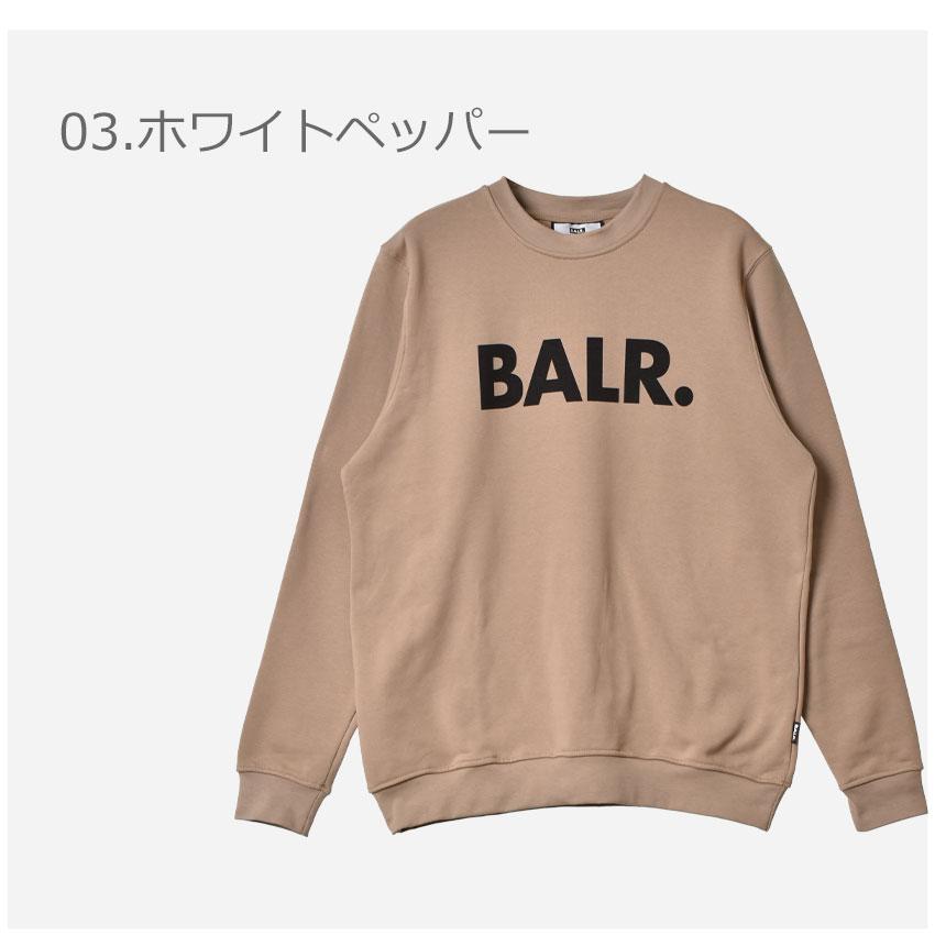 BALR.（ボーラー） スウェット メンズ ブランド ストレート クルー