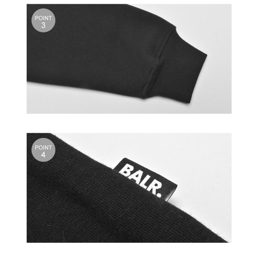 BALR.（ボーラー） スウェット メンズ ブランド ストレート クルー 