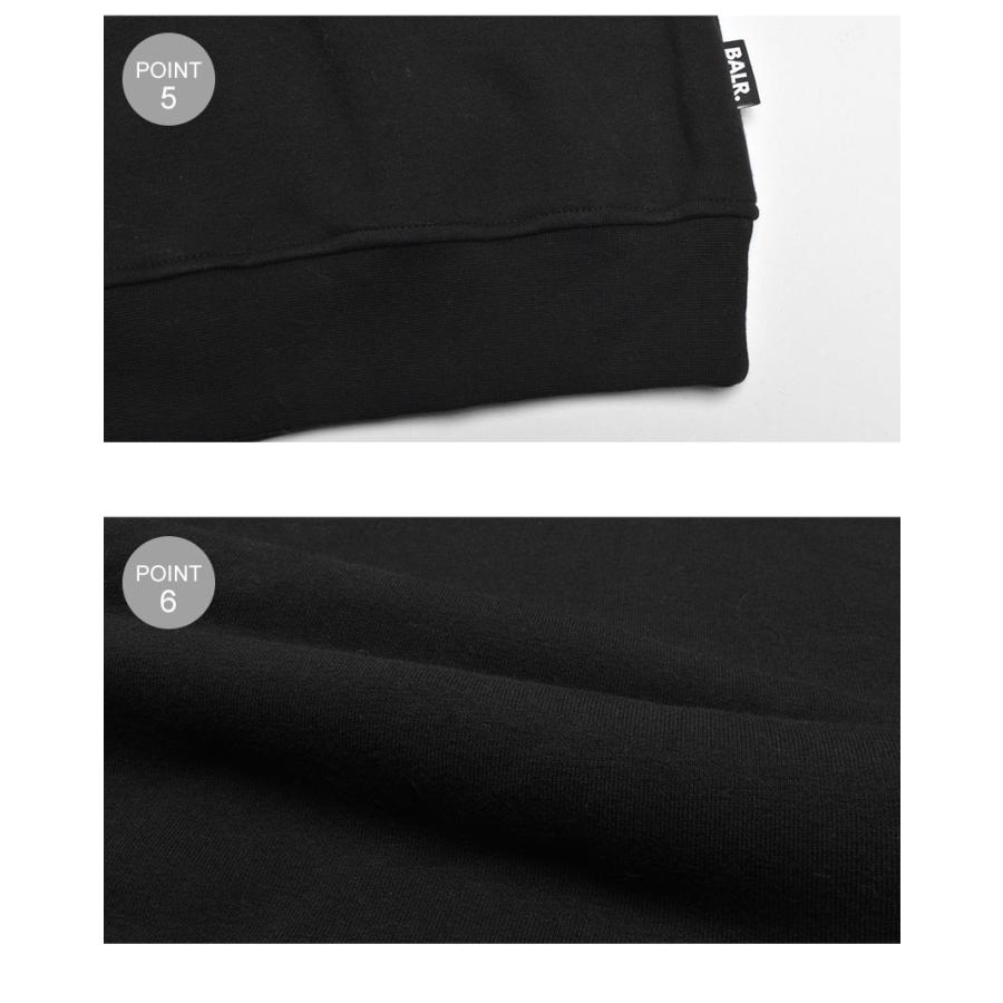 BALR.（ボーラー） スウェット メンズ ブランド ストレート クルー 