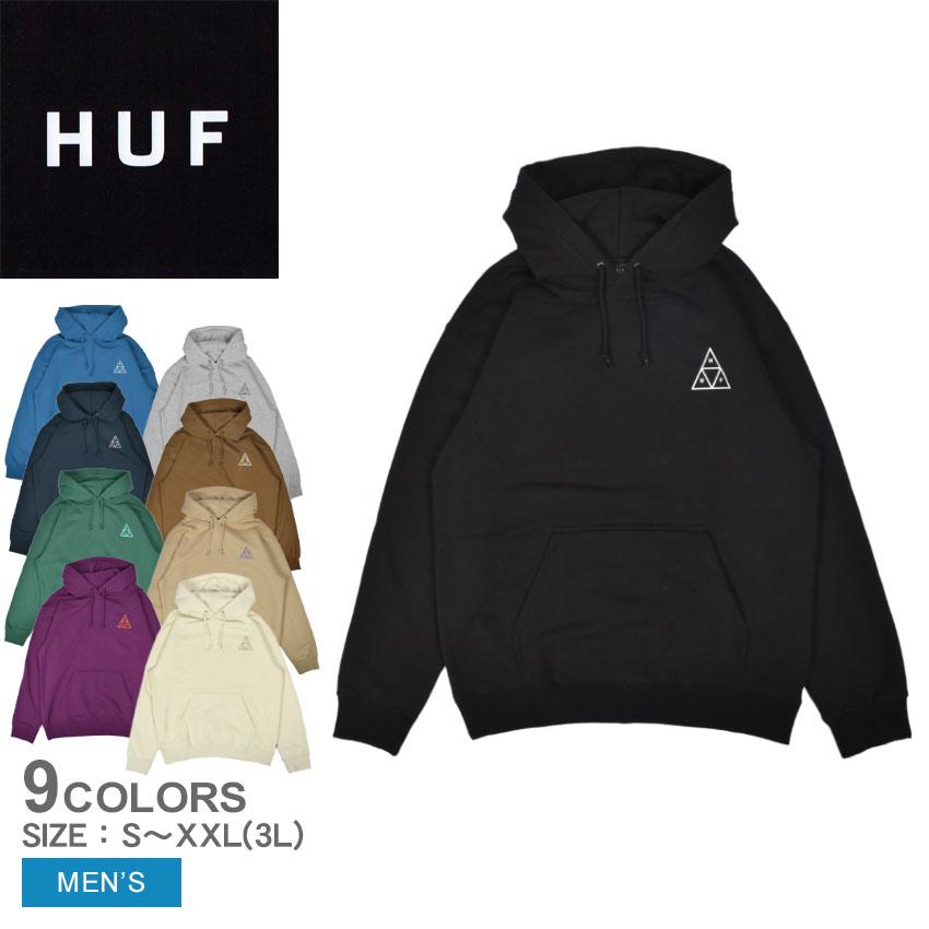 HUF（ハフ） パーカー メンズ HUF PF00572 ブラック 黒 グレー