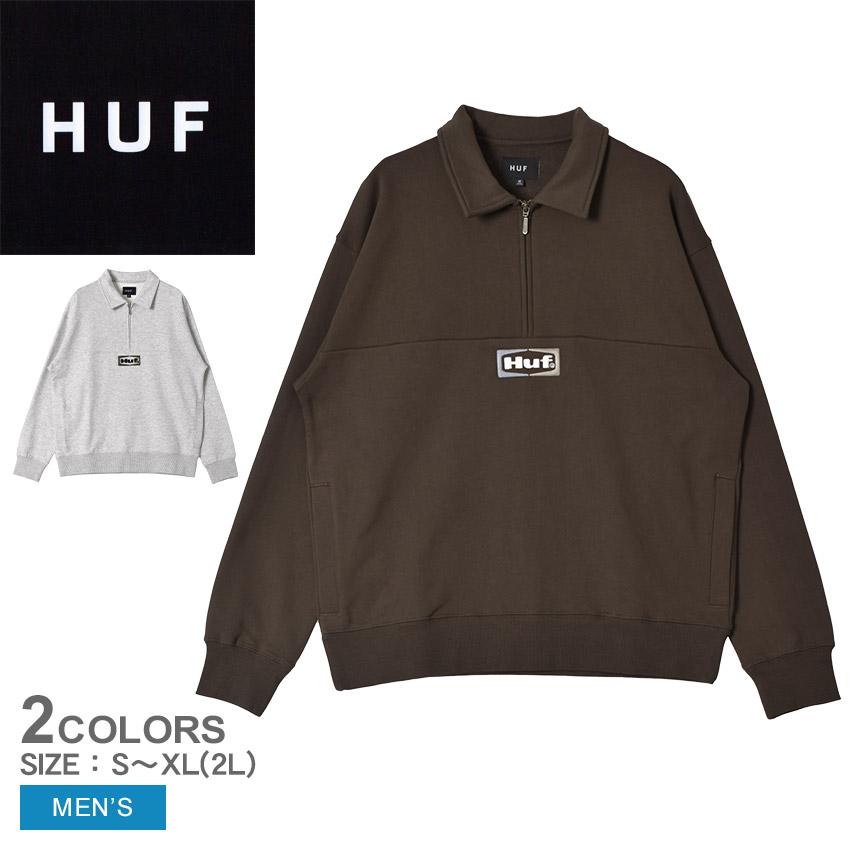 HUF（ハフ） スウェット メンズ HUF FL00232 グレー ブラウン 茶 