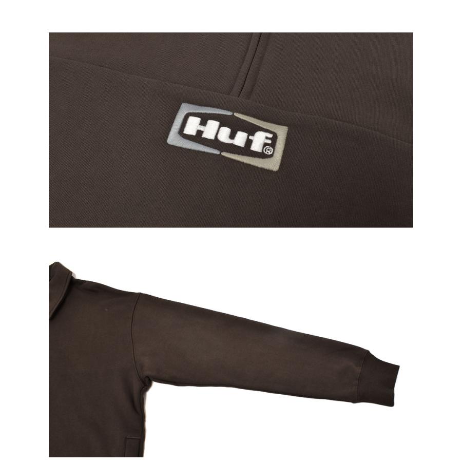 HUF（ハフ） スウェット メンズ HUF FL00232 グレー ブラウン 茶 