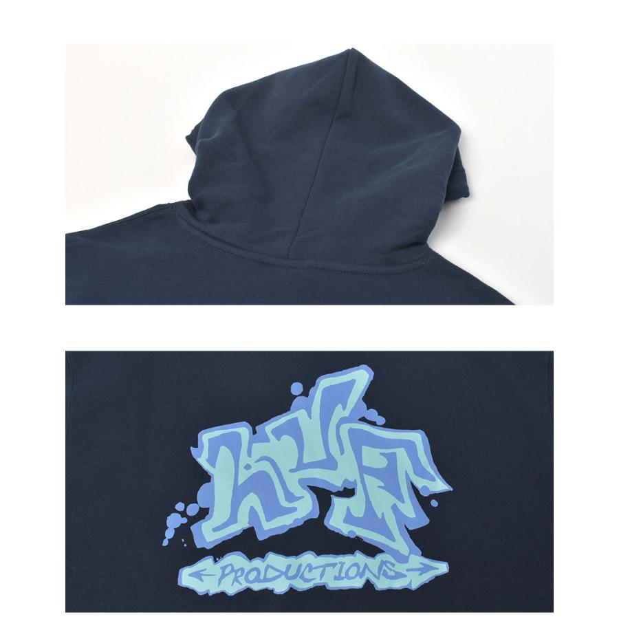 HUF（ハフ） パーカー メンズ HUF PF00686 グリーン 緑 ネイビー 紺
