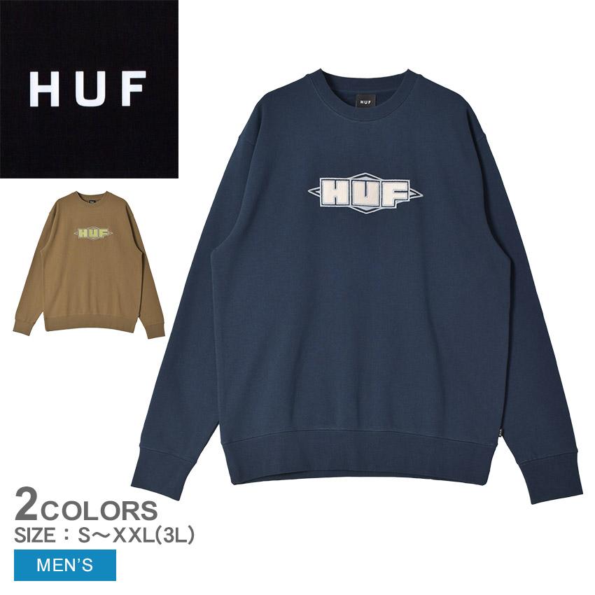 HUF（ハフ） スウェット メンズ HUF PF00689 ブラウン 茶 ネイビー 紺