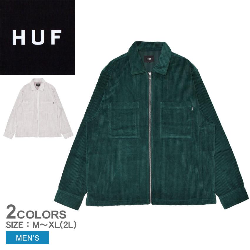 HUF（ハフ） ジャケット メンズ HUF BU00220 ホワイト 白 グリーン 緑